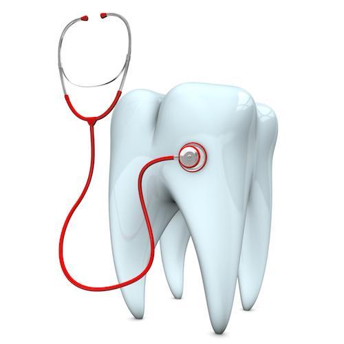 illustrated tooth with stethoscope l emergency dental care wylie tx